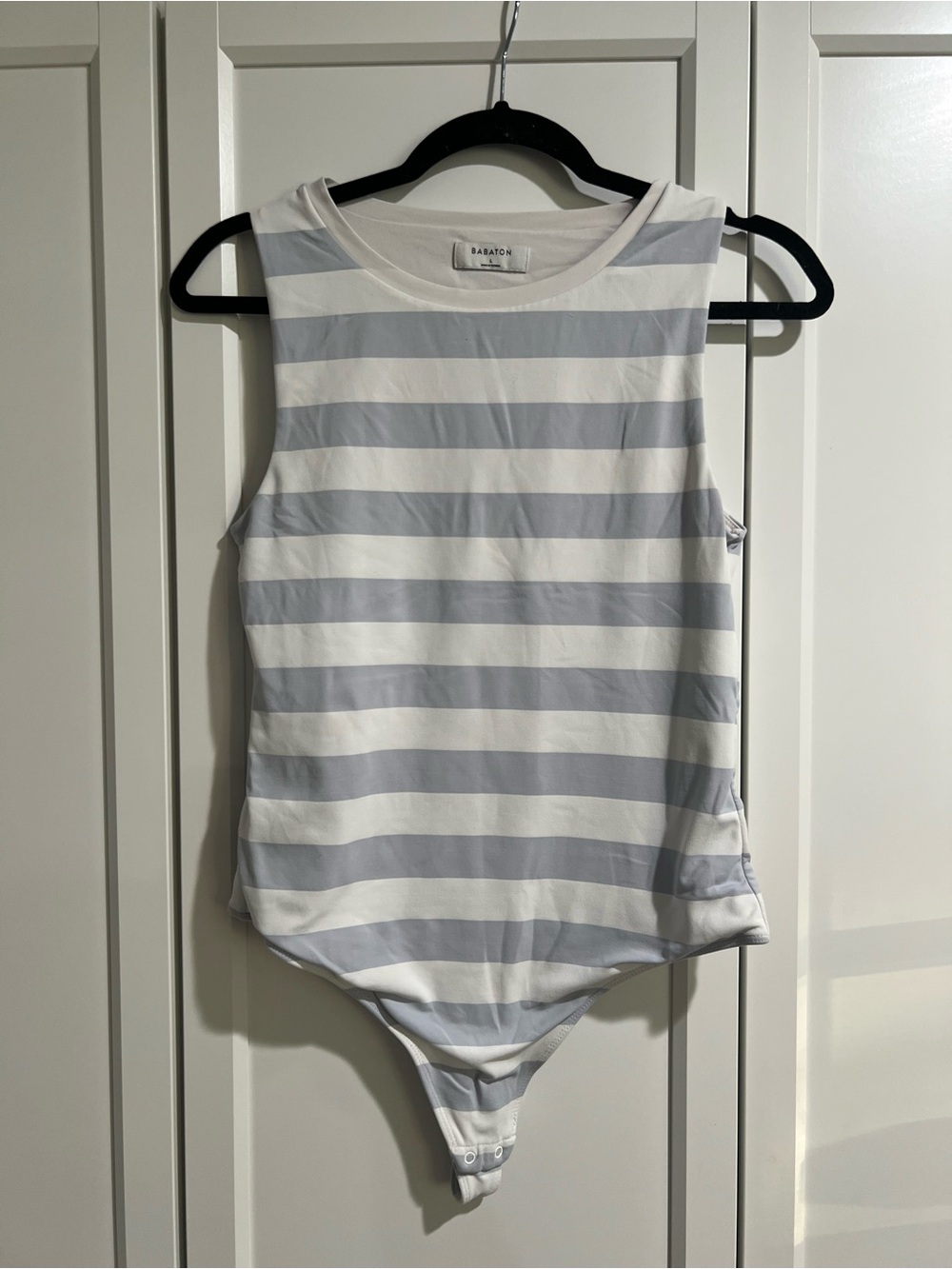 Babaton Striped Tank Bodysuit